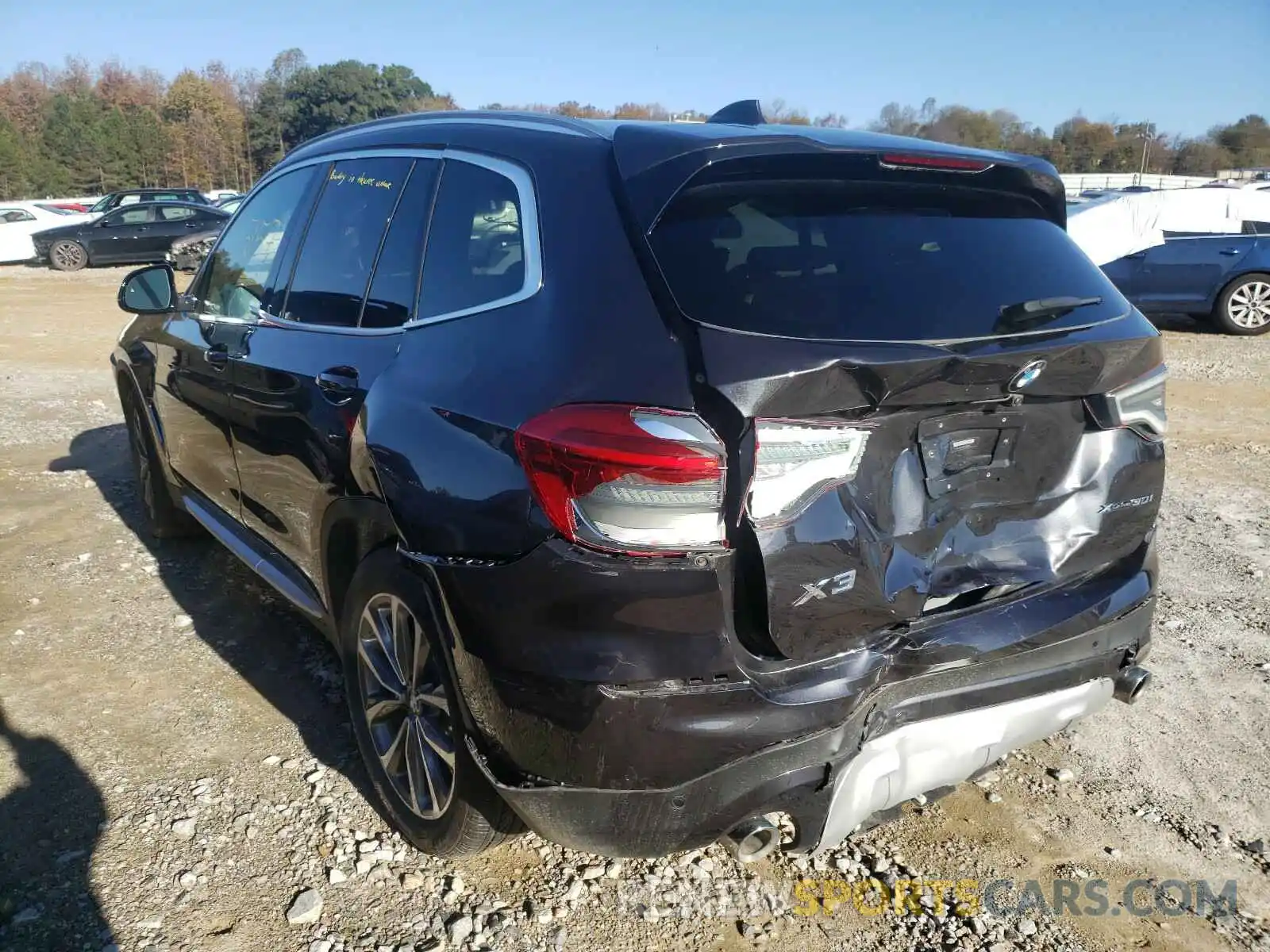 3 Photograph of a damaged car 5UXTR9C54KLP84536 BMW X3 2019