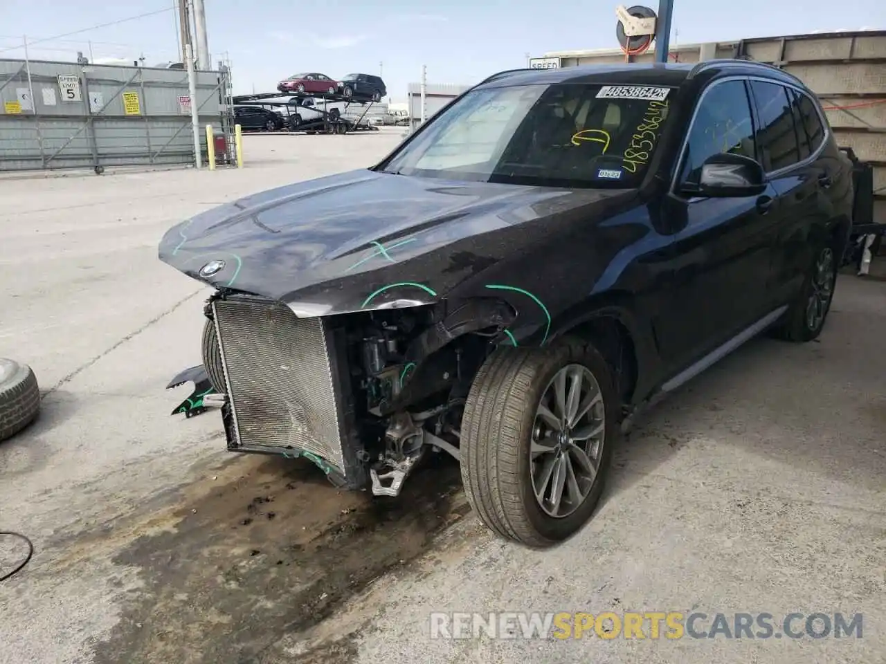 2 Photograph of a damaged car 5UXTR9C54KLP85637 BMW X3 2019