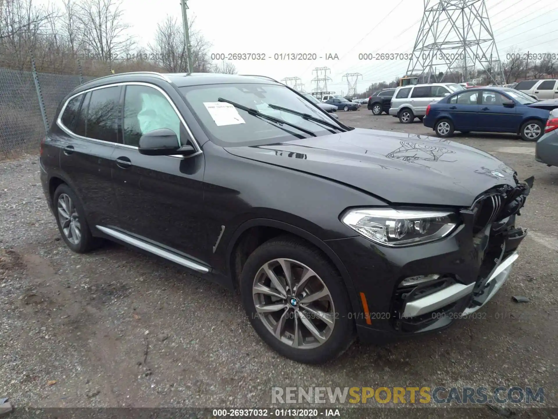 1 Фотография поврежденного автомобиля 5UXTR9C54KLP85959 BMW X3 2019