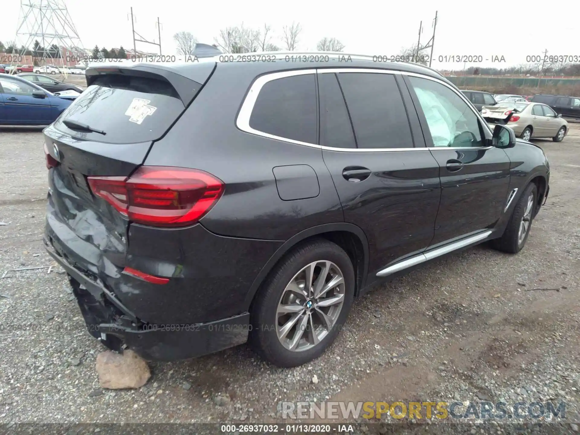 4 Фотография поврежденного автомобиля 5UXTR9C54KLP85959 BMW X3 2019
