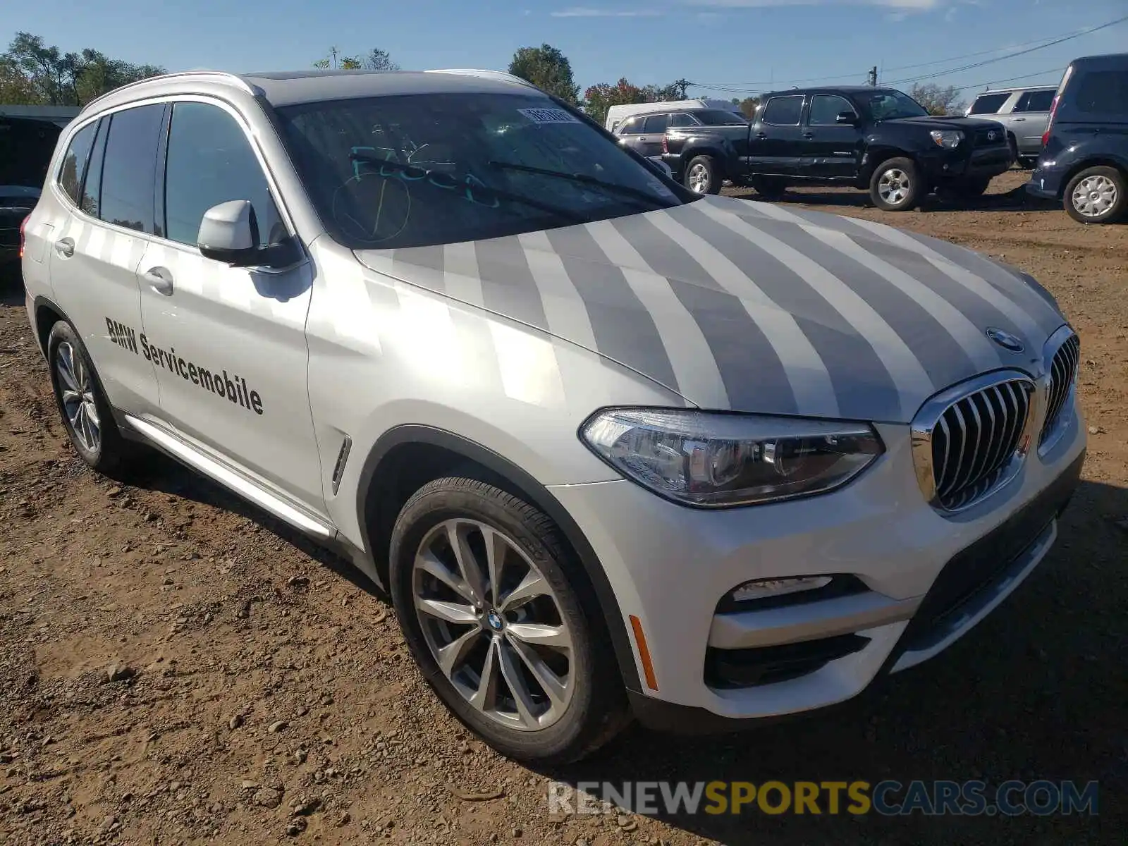 1 Photograph of a damaged car 5UXTR9C54KLP87162 BMW X3 2019