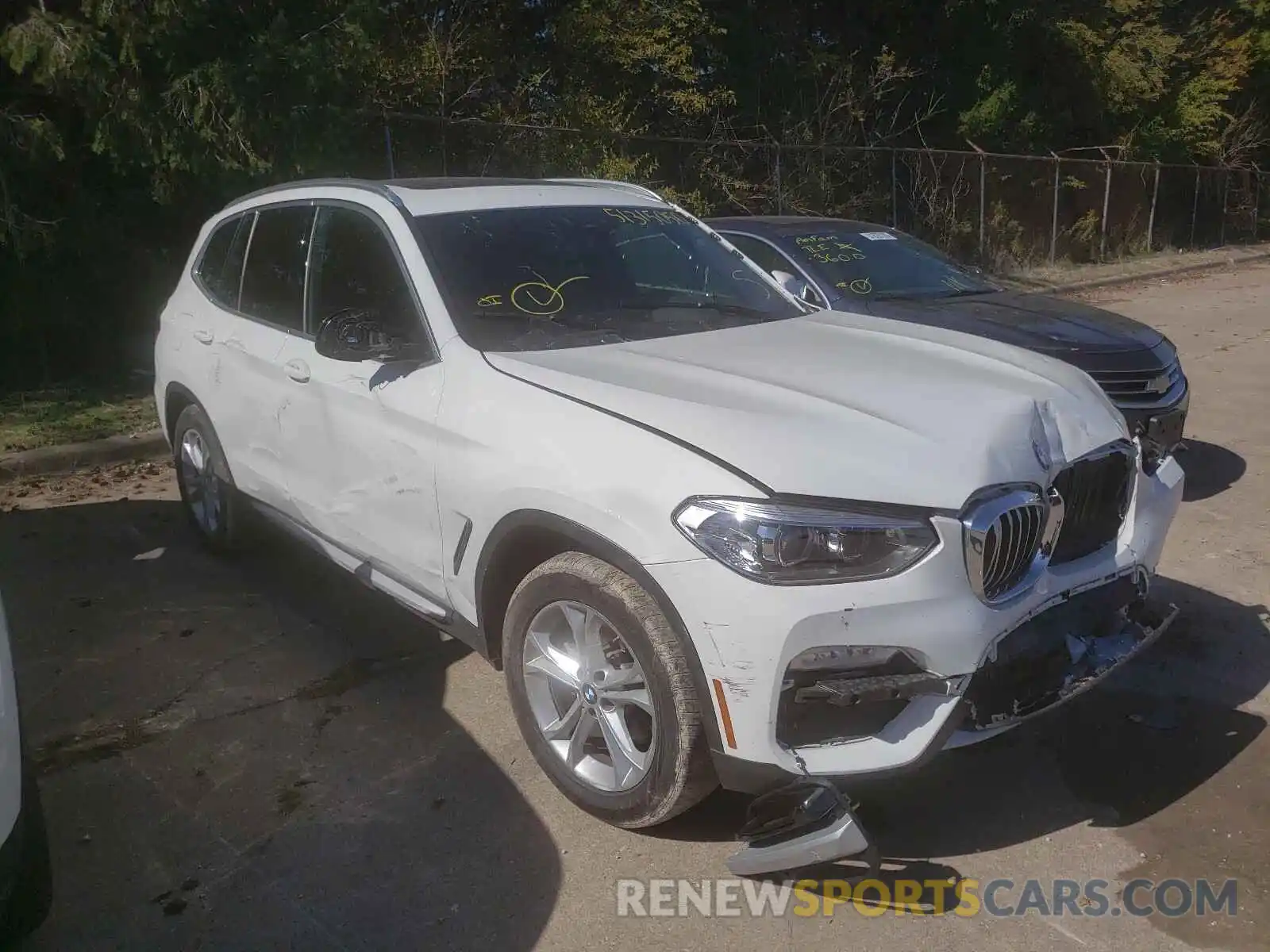 1 Photograph of a damaged car 5UXTR9C54KLP89302 BMW X3 2019