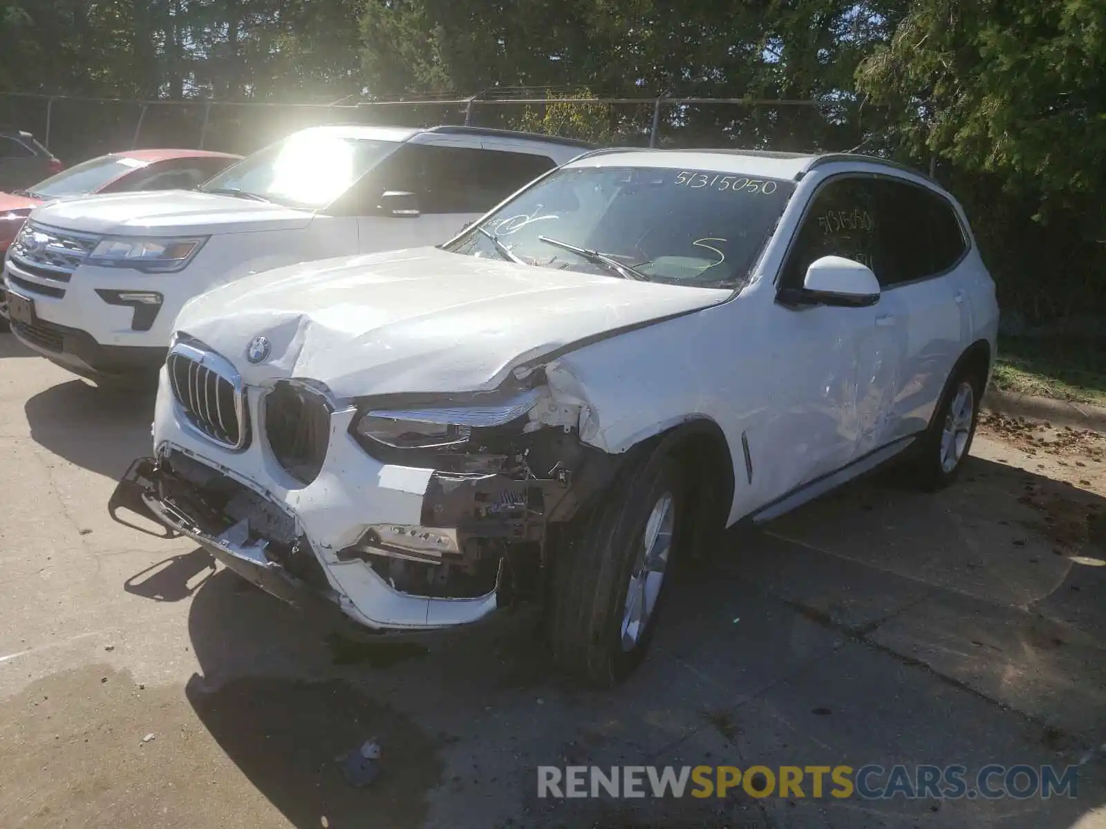 2 Photograph of a damaged car 5UXTR9C54KLP89302 BMW X3 2019