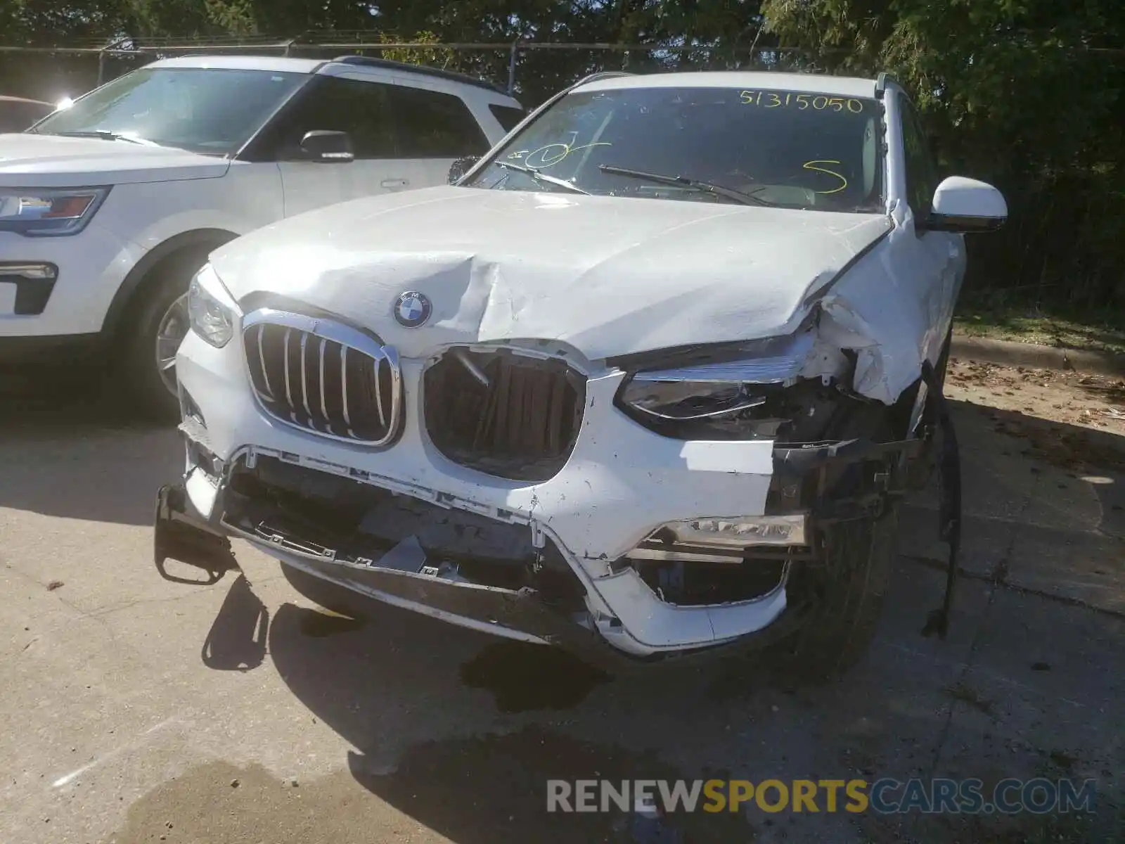 9 Photograph of a damaged car 5UXTR9C54KLP89302 BMW X3 2019