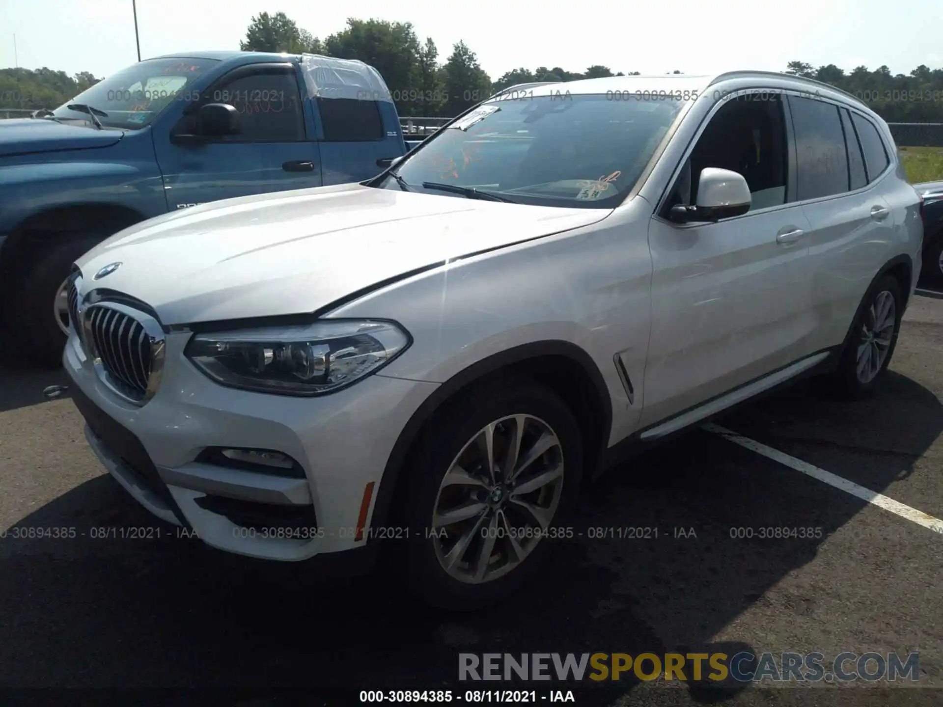 2 Photograph of a damaged car 5UXTR9C54KLP91275 BMW X3 2019