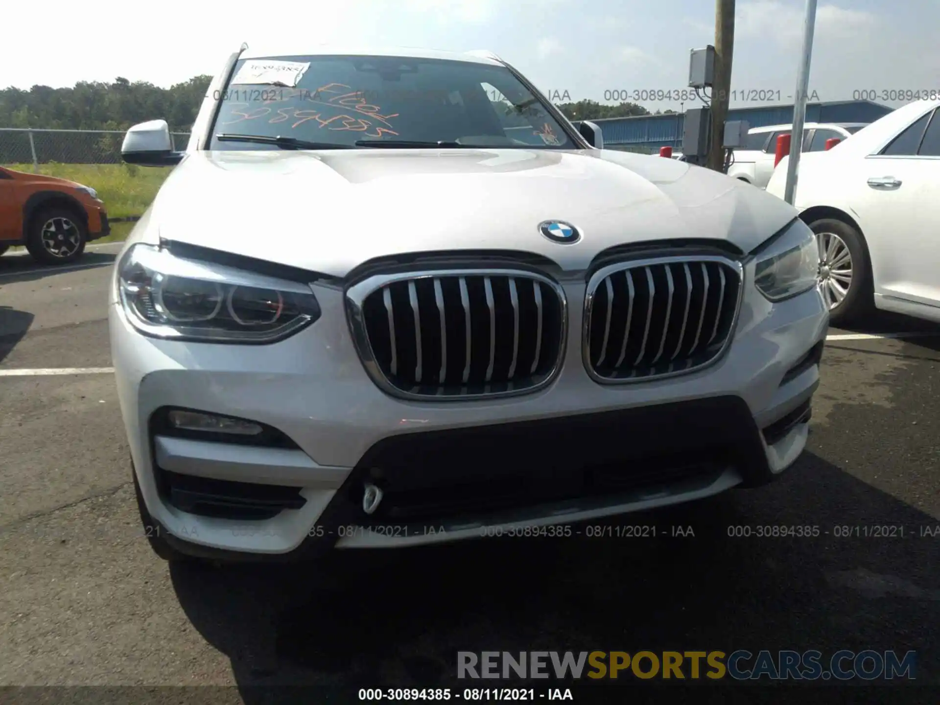 6 Photograph of a damaged car 5UXTR9C54KLP91275 BMW X3 2019