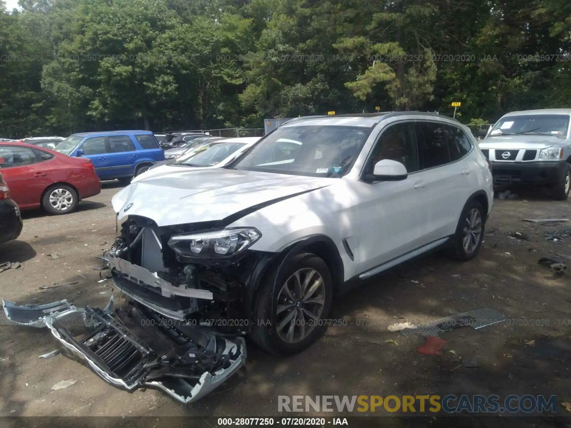 2 Photograph of a damaged car 5UXTR9C54KLP91874 BMW X3 2019