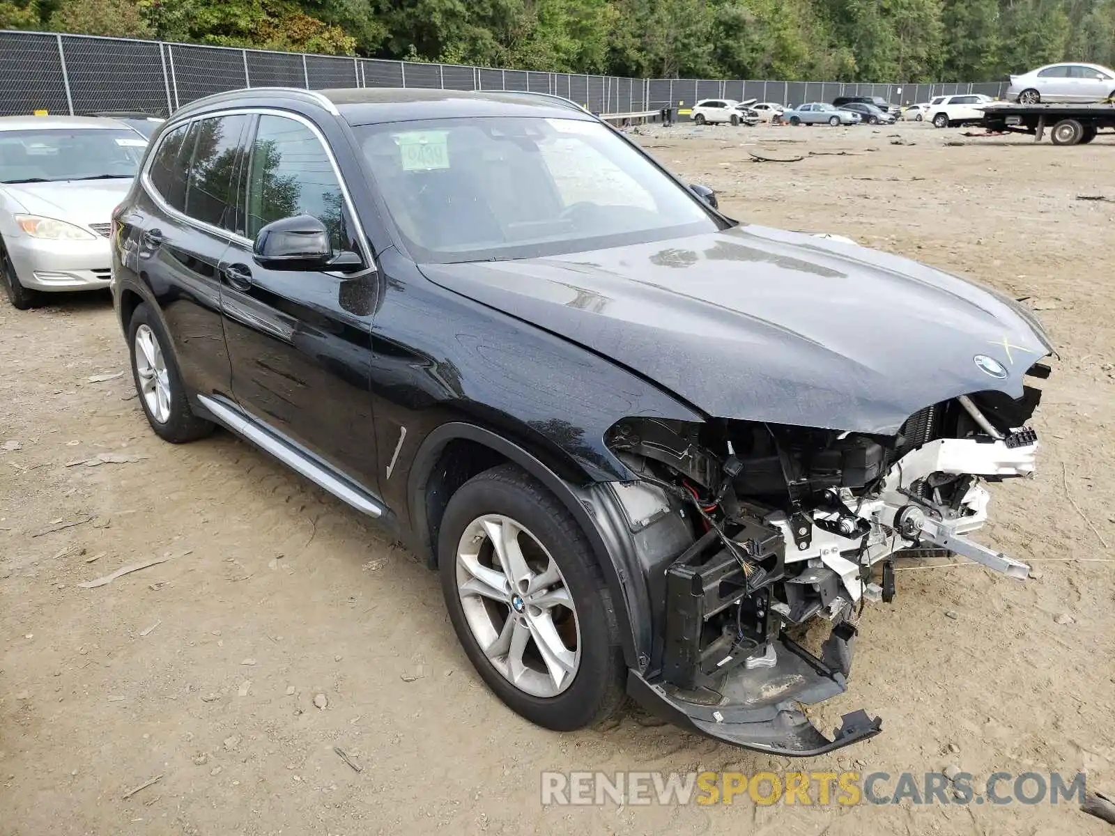 1 Photograph of a damaged car 5UXTR9C54KLP93401 BMW X3 2019