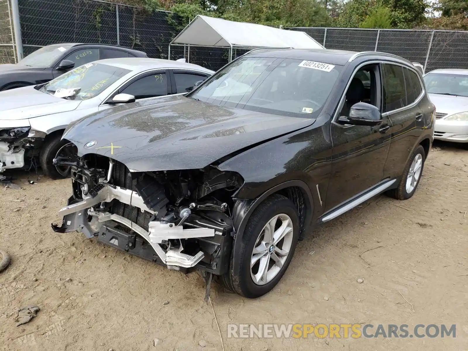 2 Photograph of a damaged car 5UXTR9C54KLP93401 BMW X3 2019