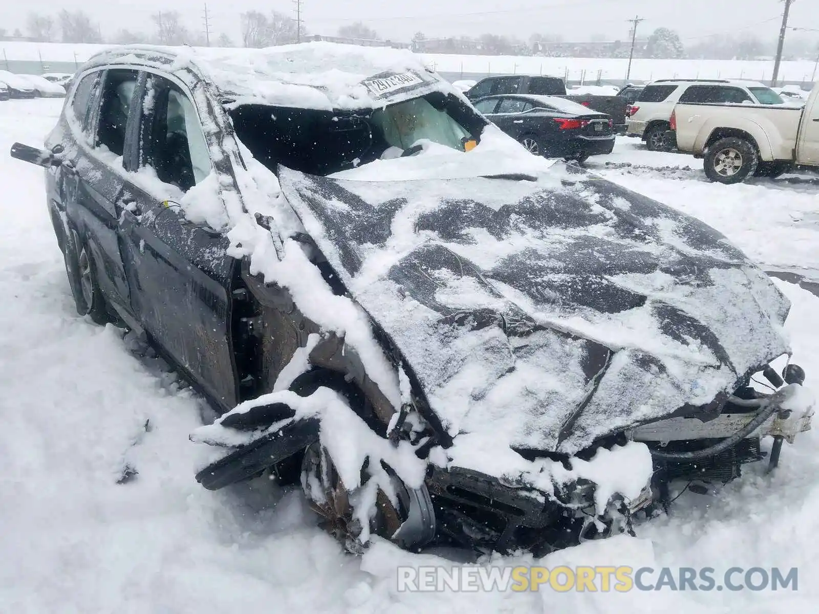 1 Photograph of a damaged car 5UXTR9C54KLP93432 BMW X3 2019