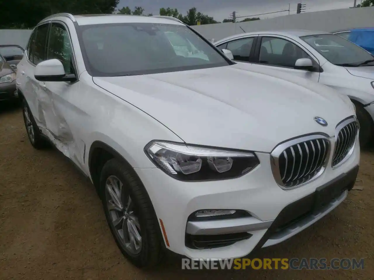 1 Photograph of a damaged car 5UXTR9C54KLP93530 BMW X3 2019