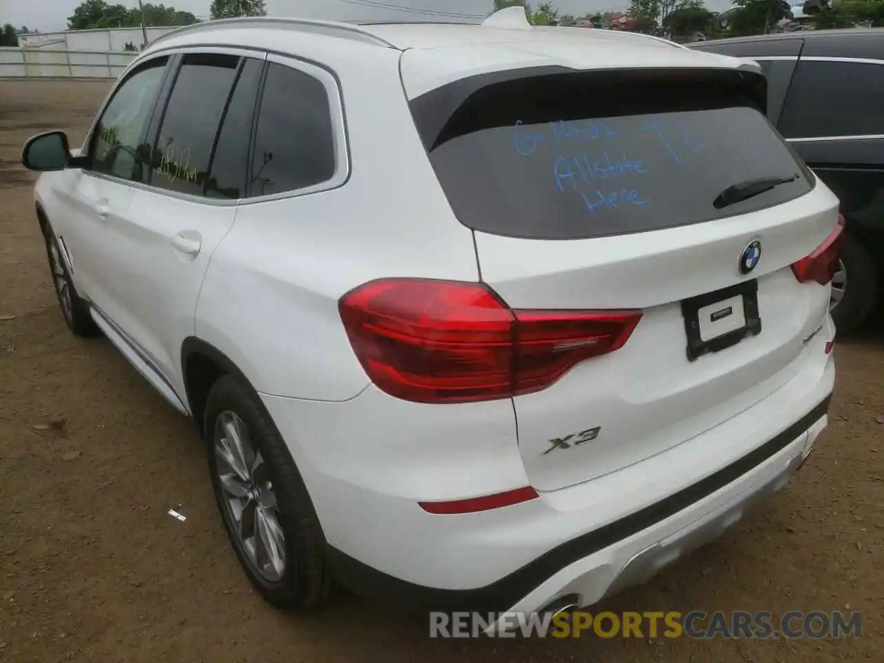 3 Photograph of a damaged car 5UXTR9C54KLP93530 BMW X3 2019