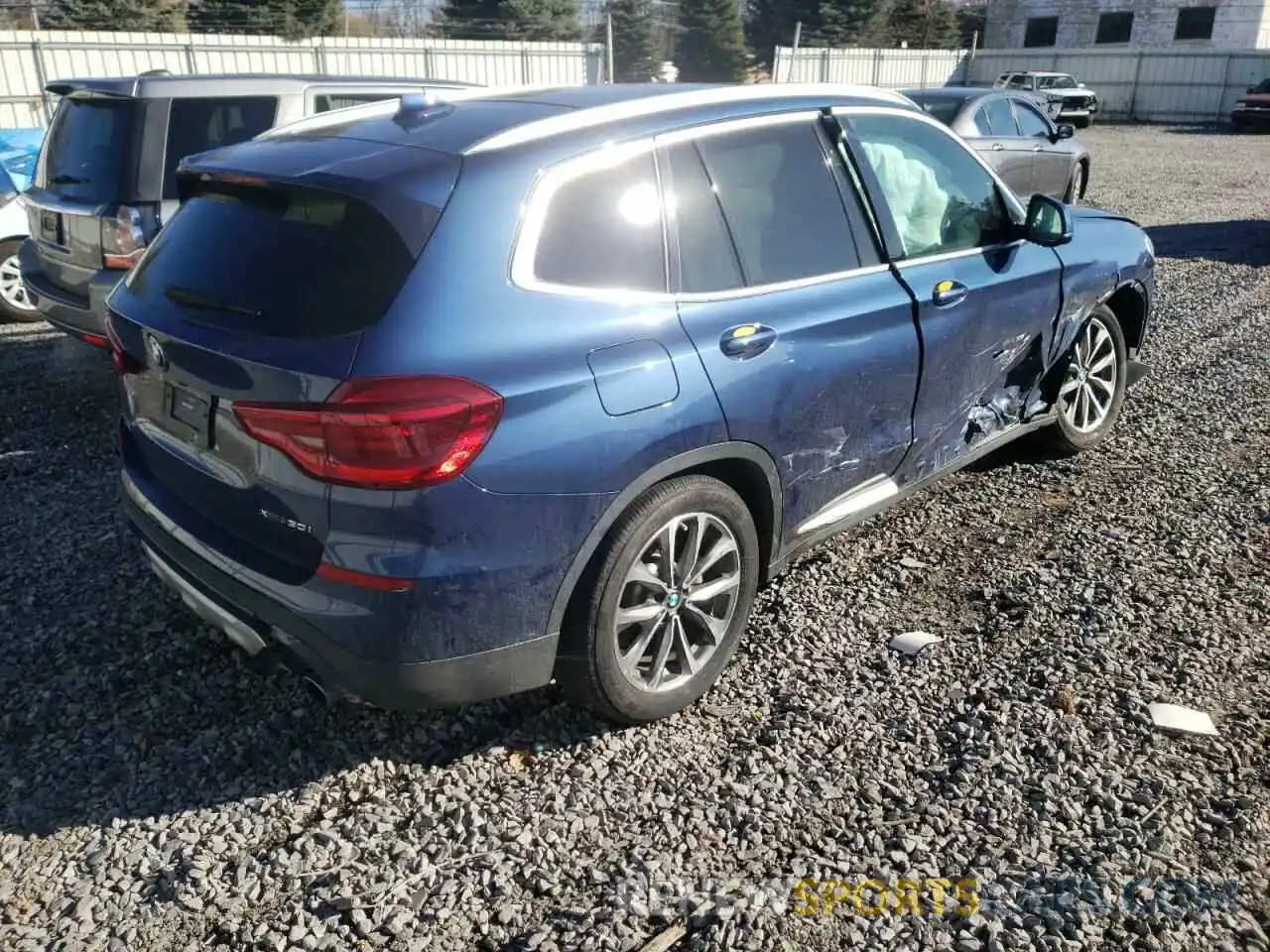 4 Фотография поврежденного автомобиля 5UXTR9C54KLR03346 BMW X3 2019