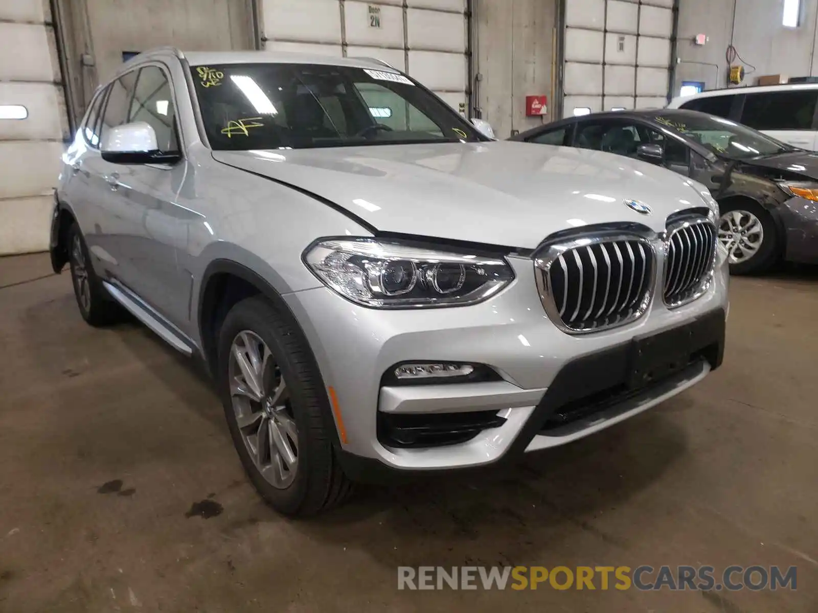 1 Photograph of a damaged car 5UXTR9C54KLR04187 BMW X3 2019