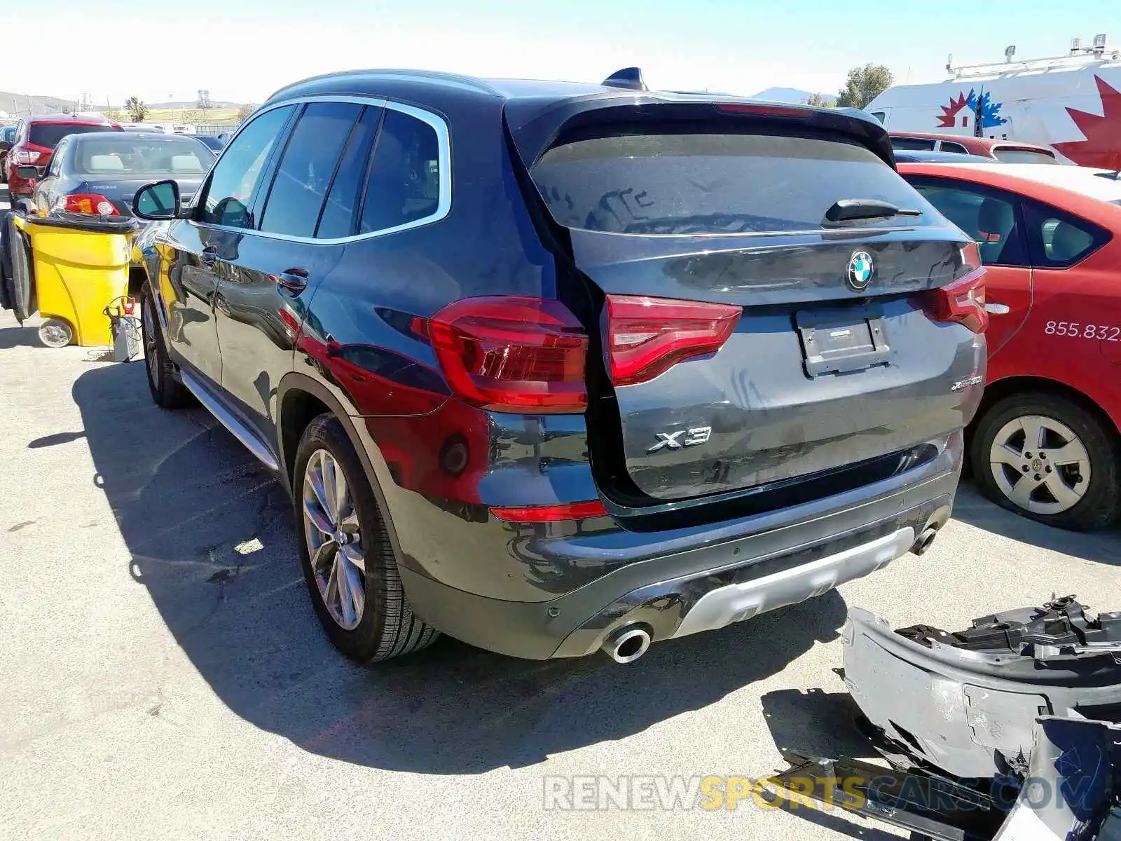 3 Photograph of a damaged car 5UXTR9C54KLR05212 BMW X3 2019