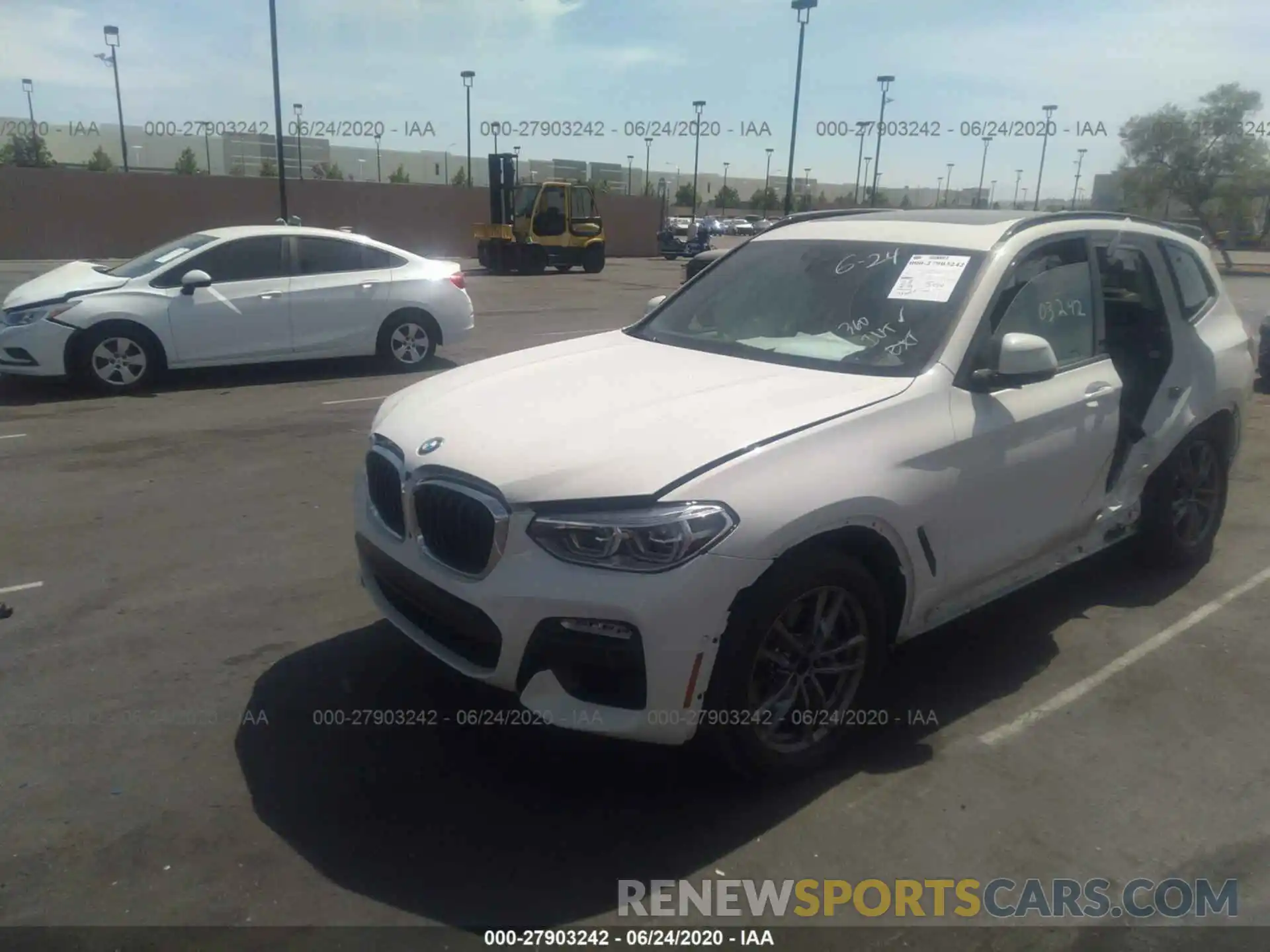 2 Photograph of a damaged car 5UXTR9C54KLR07381 BMW X3 2019