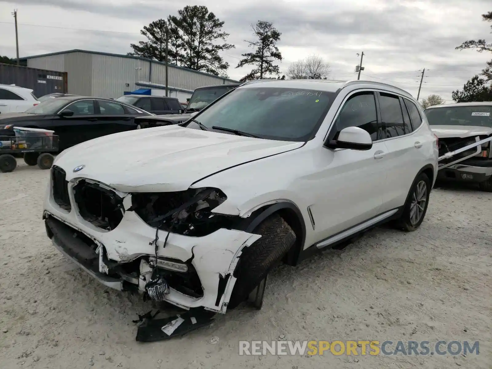 2 Photograph of a damaged car 5UXTR9C54KLR07834 BMW X3 2019
