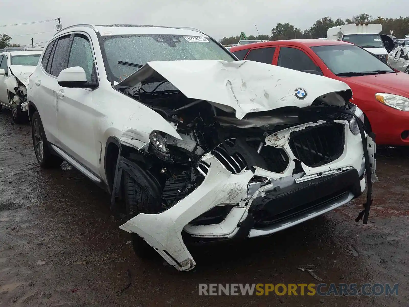 1 Photograph of a damaged car 5UXTR9C54KLR08241 BMW X3 2019