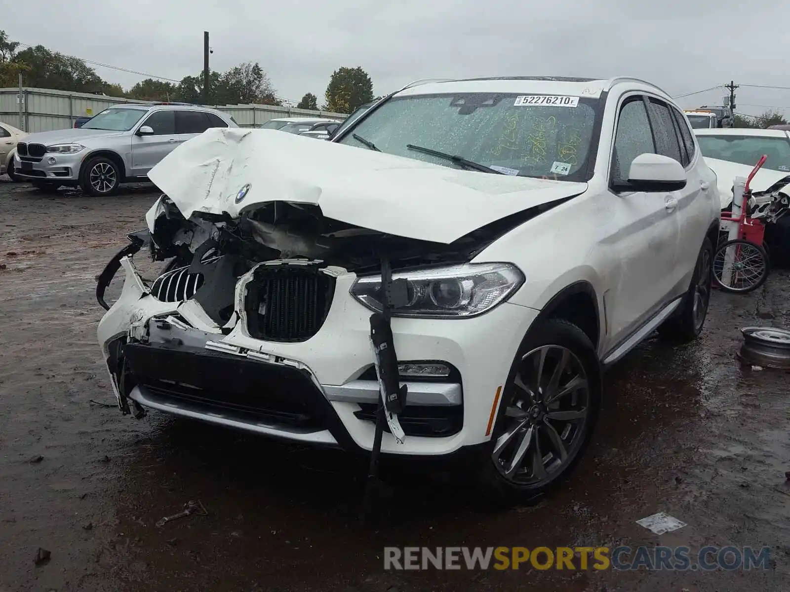 2 Photograph of a damaged car 5UXTR9C54KLR08241 BMW X3 2019