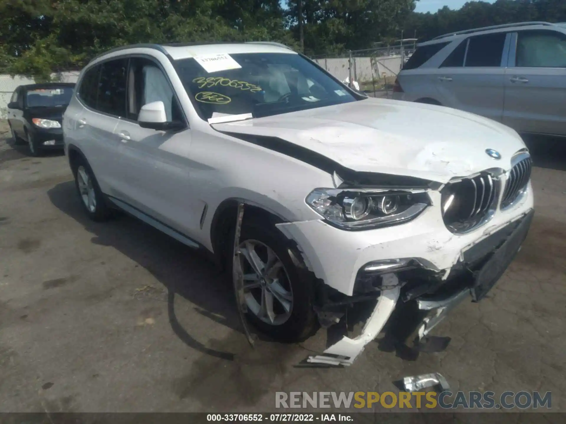 1 Фотография поврежденного автомобиля 5UXTR9C54KLR08398 BMW X3 2019