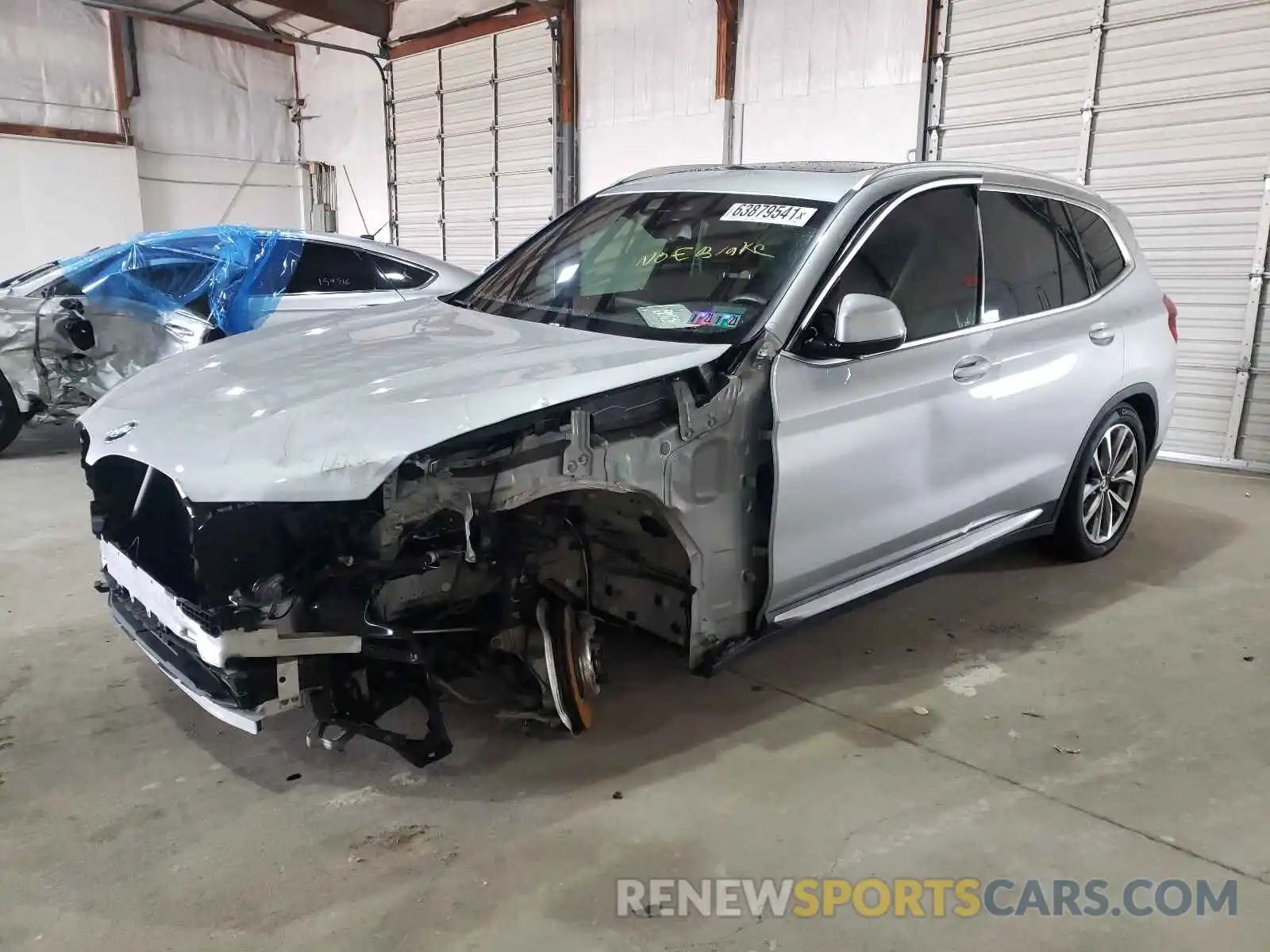 2 Photograph of a damaged car 5UXTR9C54KLR08689 BMW X3 2019