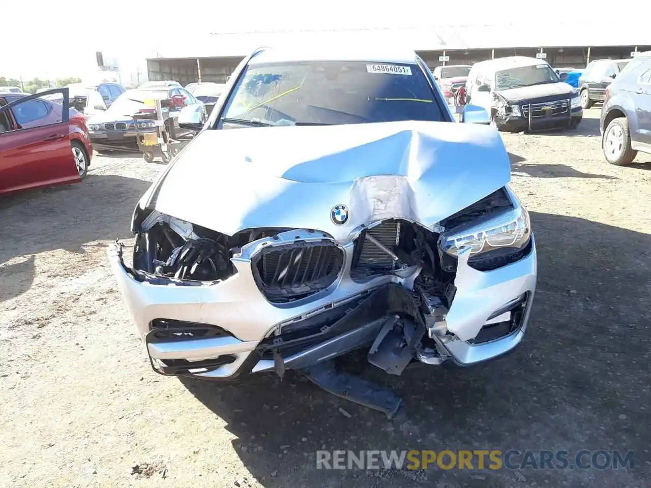 9 Photograph of a damaged car 5UXTR9C55KLD91745 BMW X3 2019