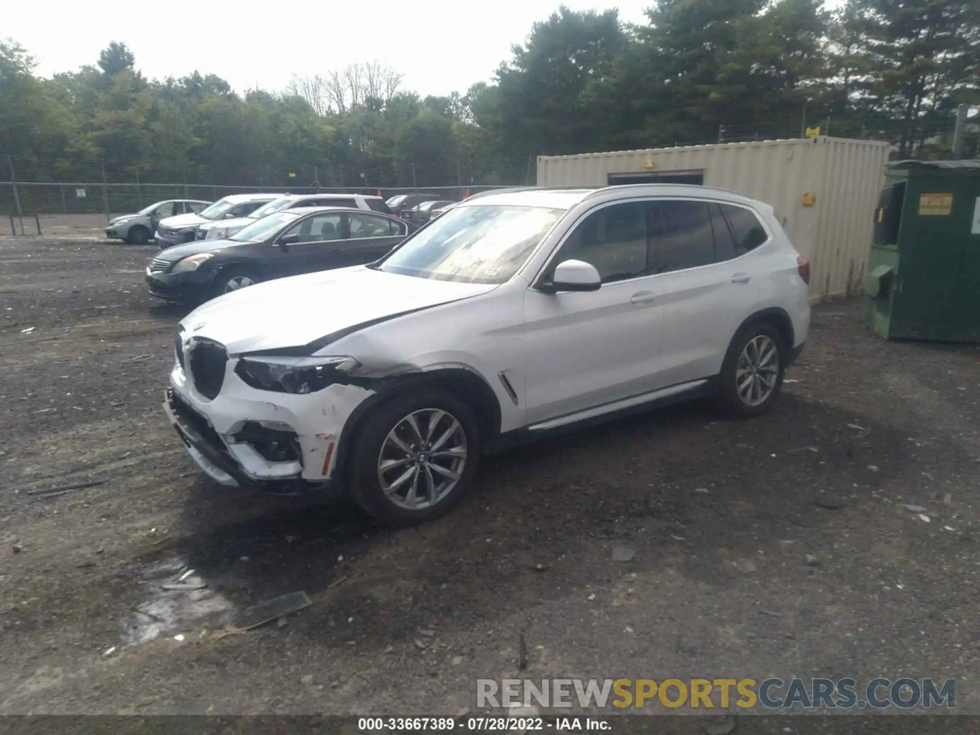 2 Photograph of a damaged car 5UXTR9C55KLD92037 BMW X3 2019