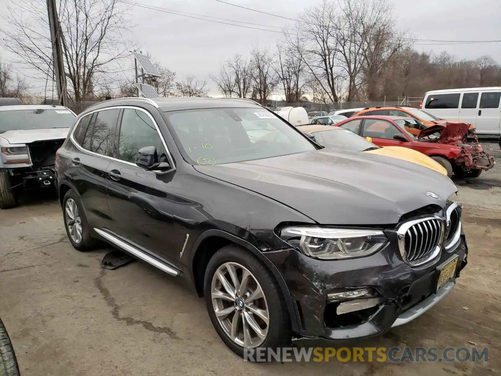 1 Photograph of a damaged car 5UXTR9C55KLD94760 BMW X3 2019