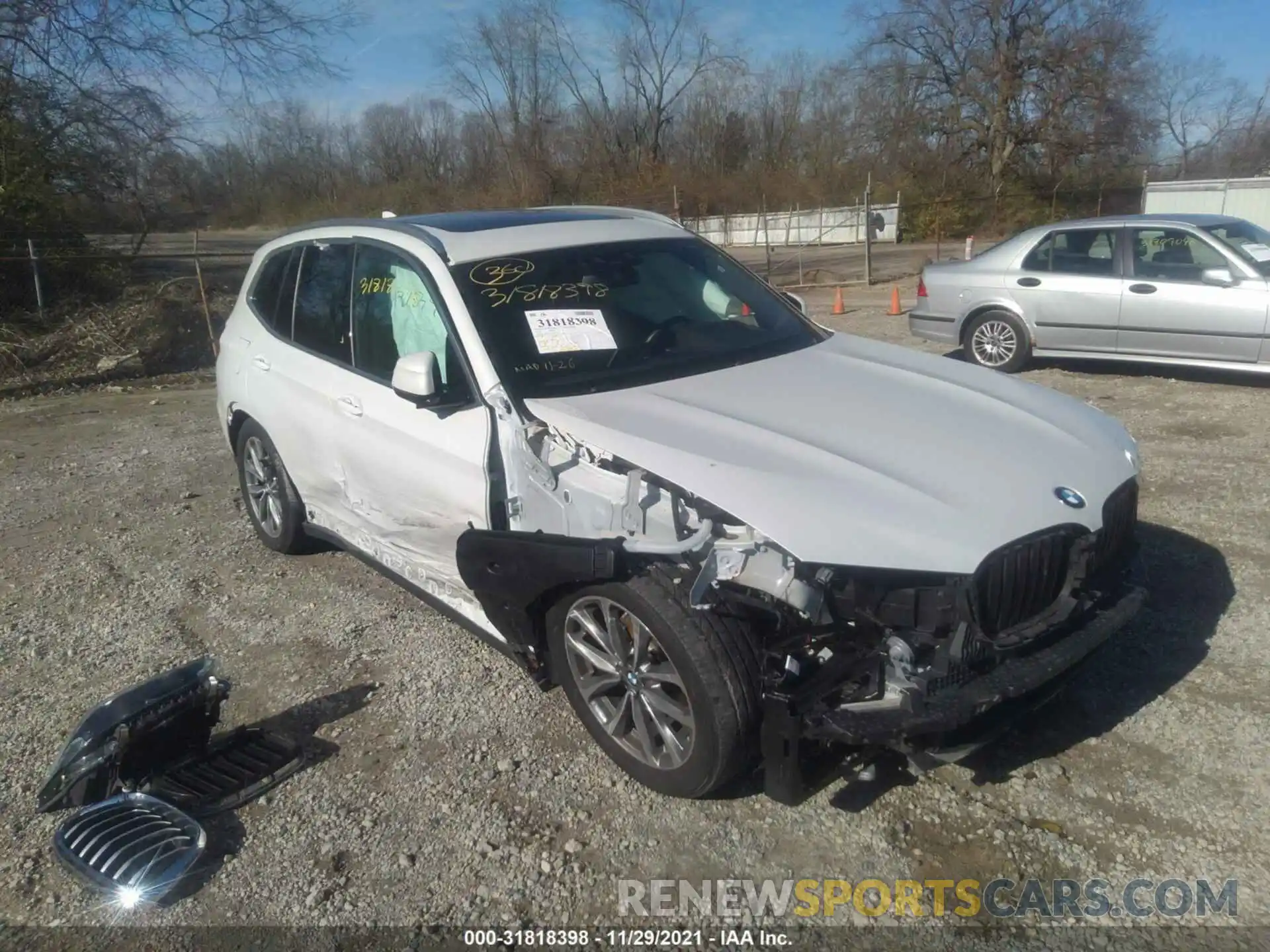 1 Photograph of a damaged car 5UXTR9C55KLD95701 BMW X3 2019