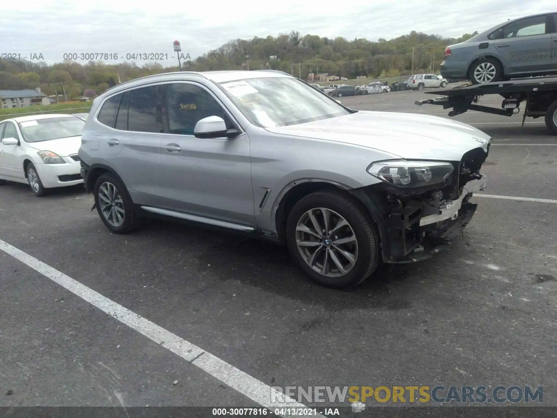 1 Photograph of a damaged car 5UXTR9C55KLD95715 BMW X3 2019