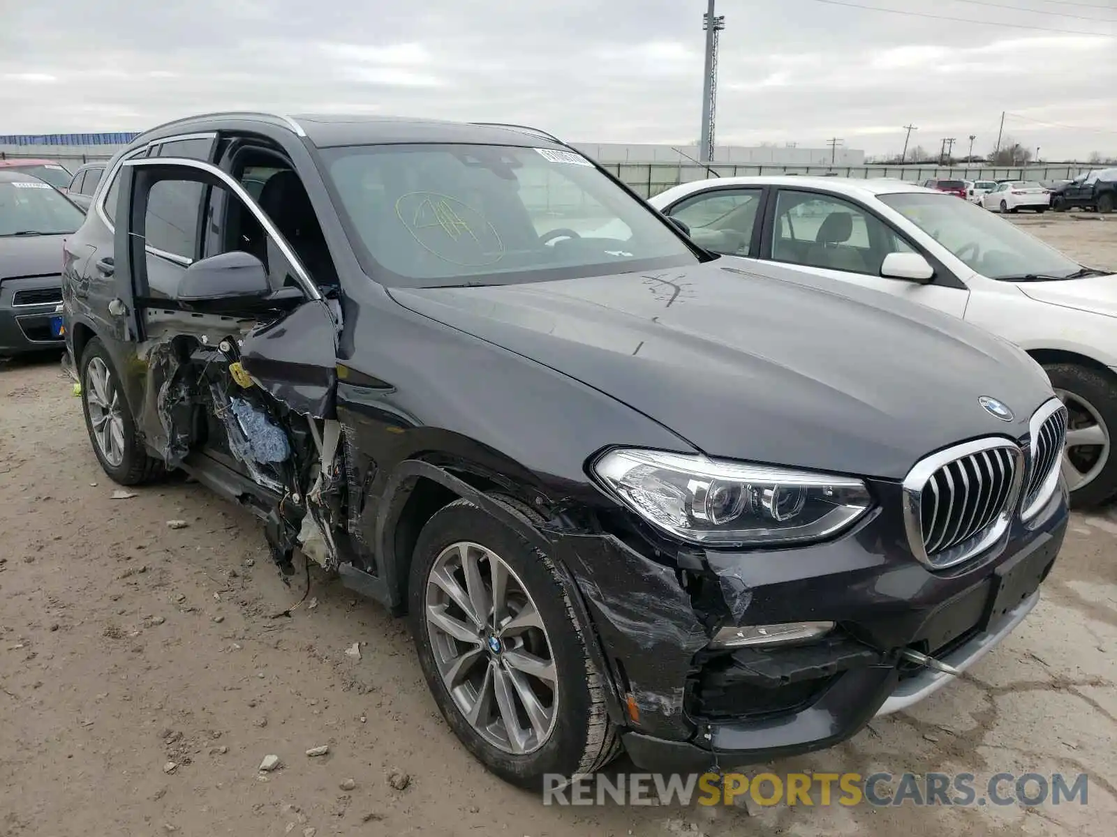 1 Photograph of a damaged car 5UXTR9C55KLD98792 BMW X3 2019