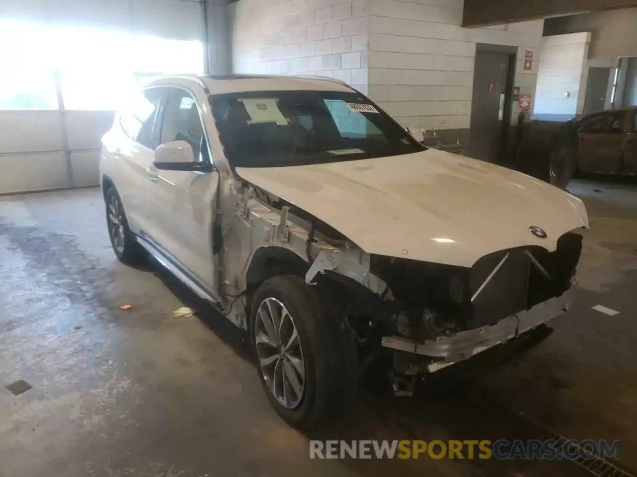 1 Photograph of a damaged car 5UXTR9C55KLD99196 BMW X3 2019