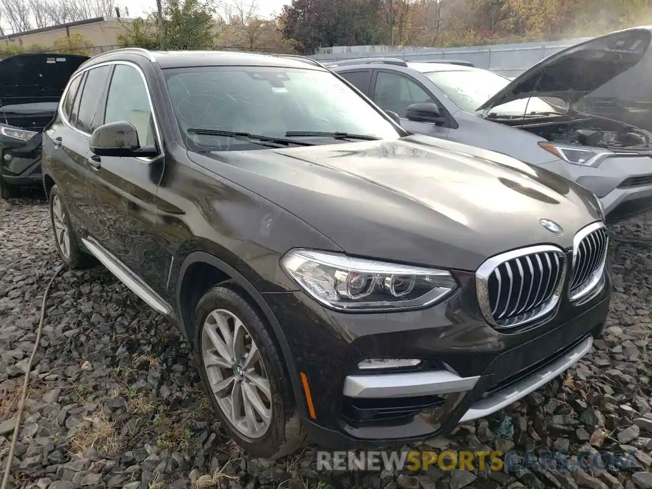 1 Photograph of a damaged car 5UXTR9C55KLE11234 BMW X3 2019