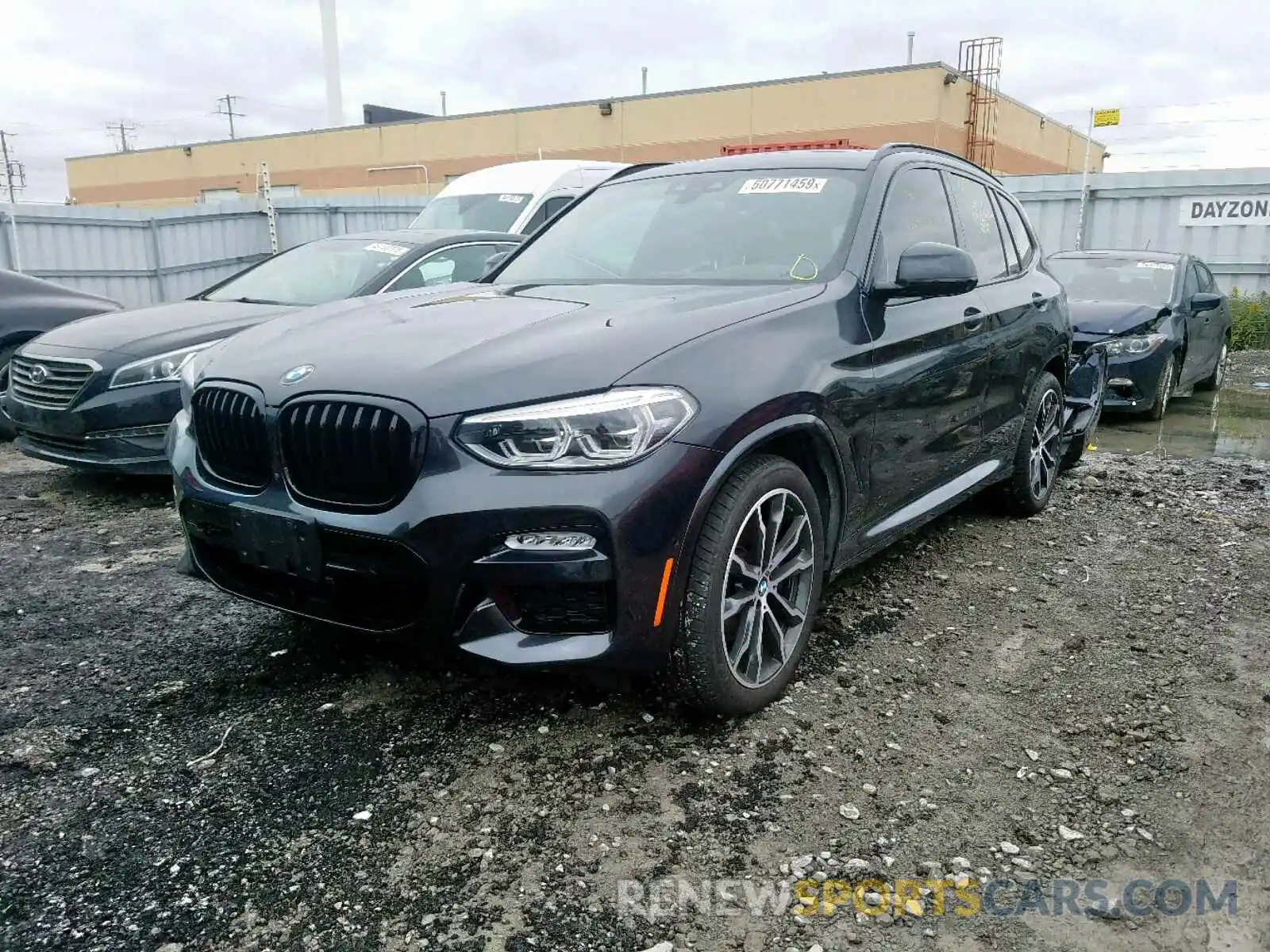 2 Photograph of a damaged car 5UXTR9C55KLE12173 BMW X3 2019