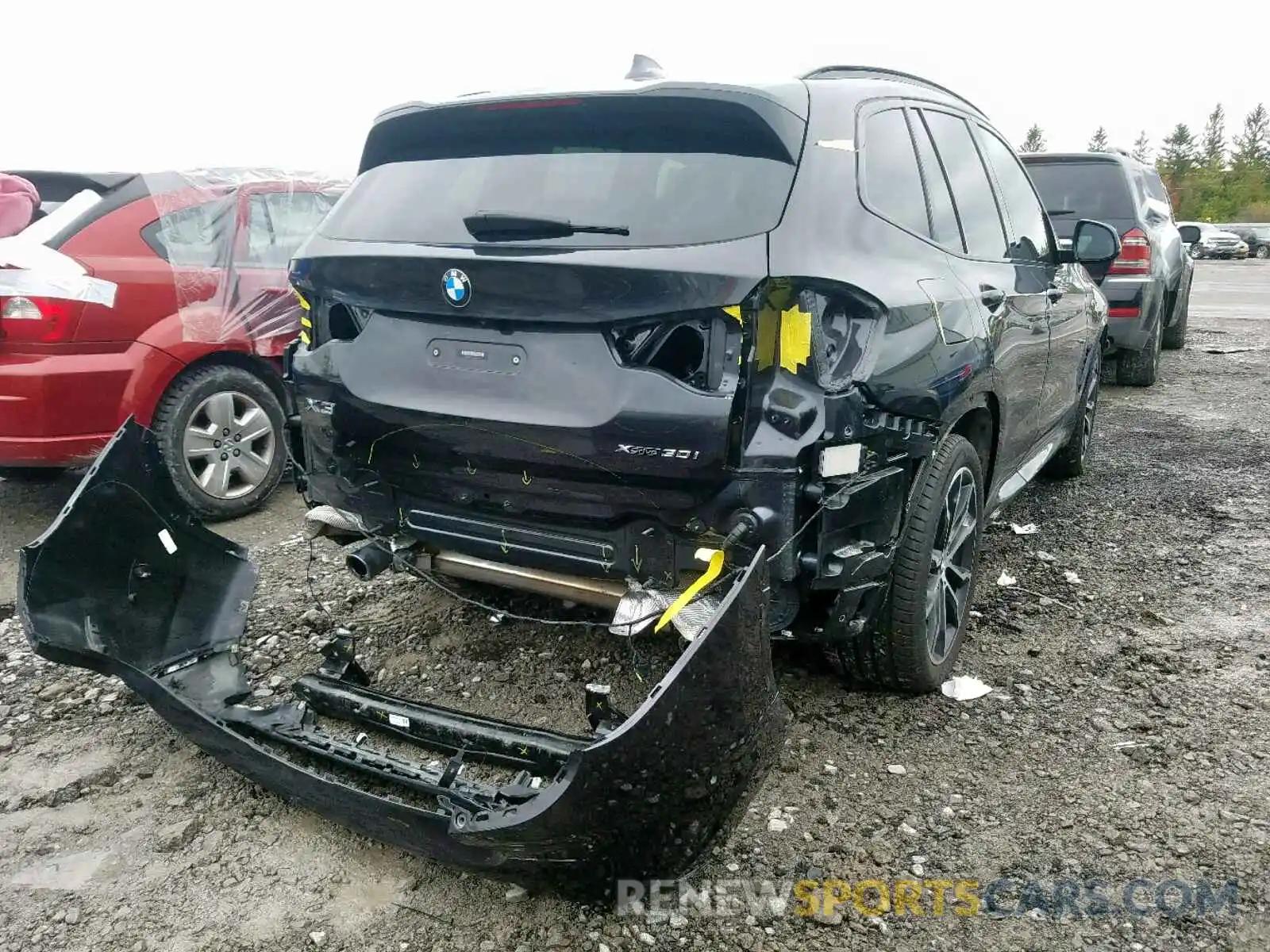 4 Фотография поврежденного автомобиля 5UXTR9C55KLE12173 BMW X3 2019