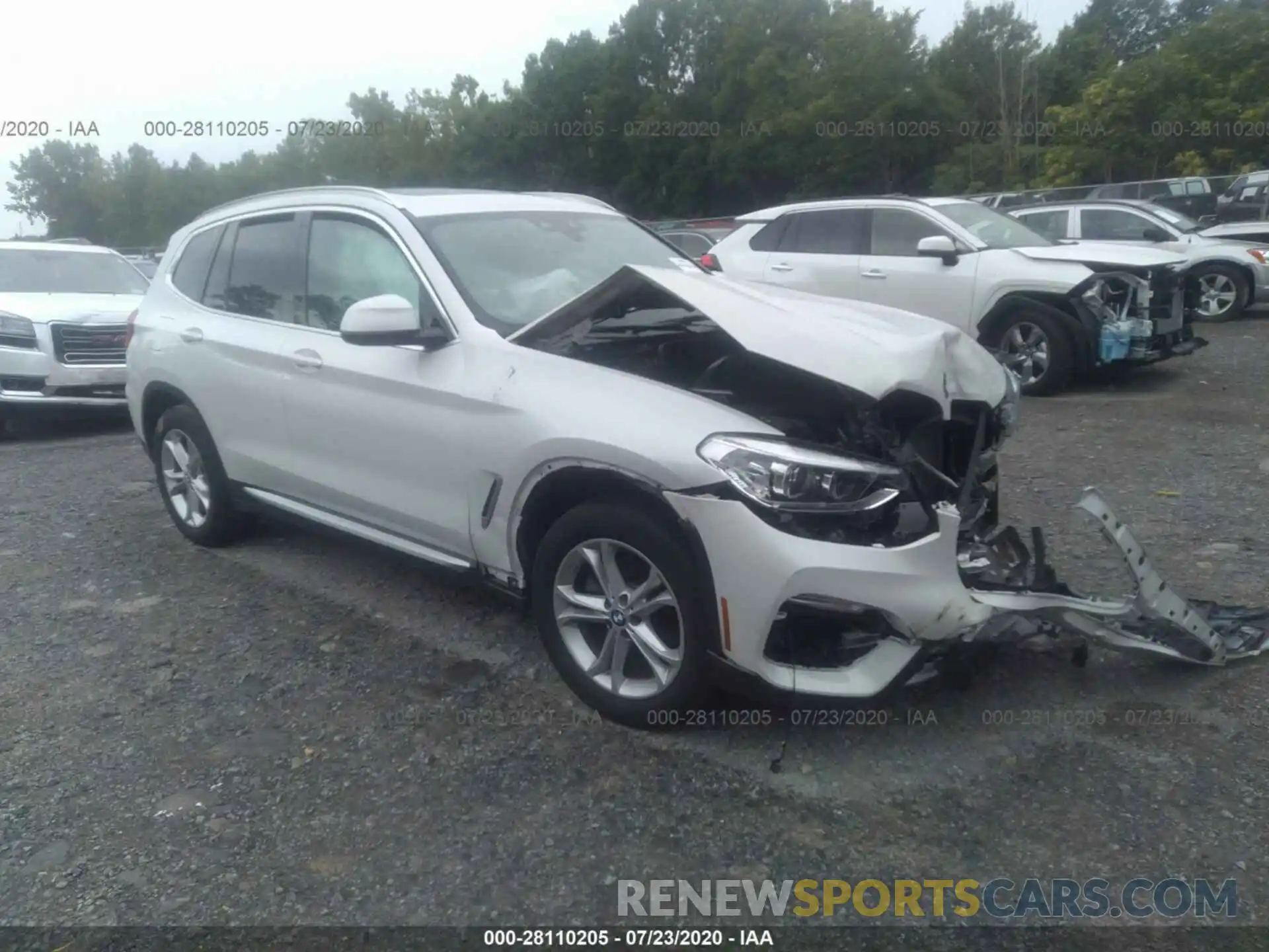 1 Фотография поврежденного автомобиля 5UXTR9C55KLE12691 BMW X3 2019