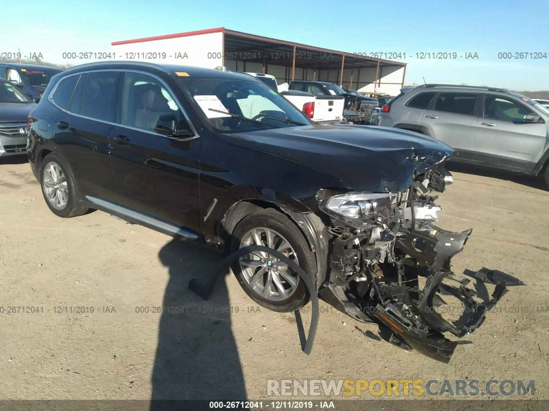 1 Photograph of a damaged car 5UXTR9C55KLE13601 BMW X3 2019