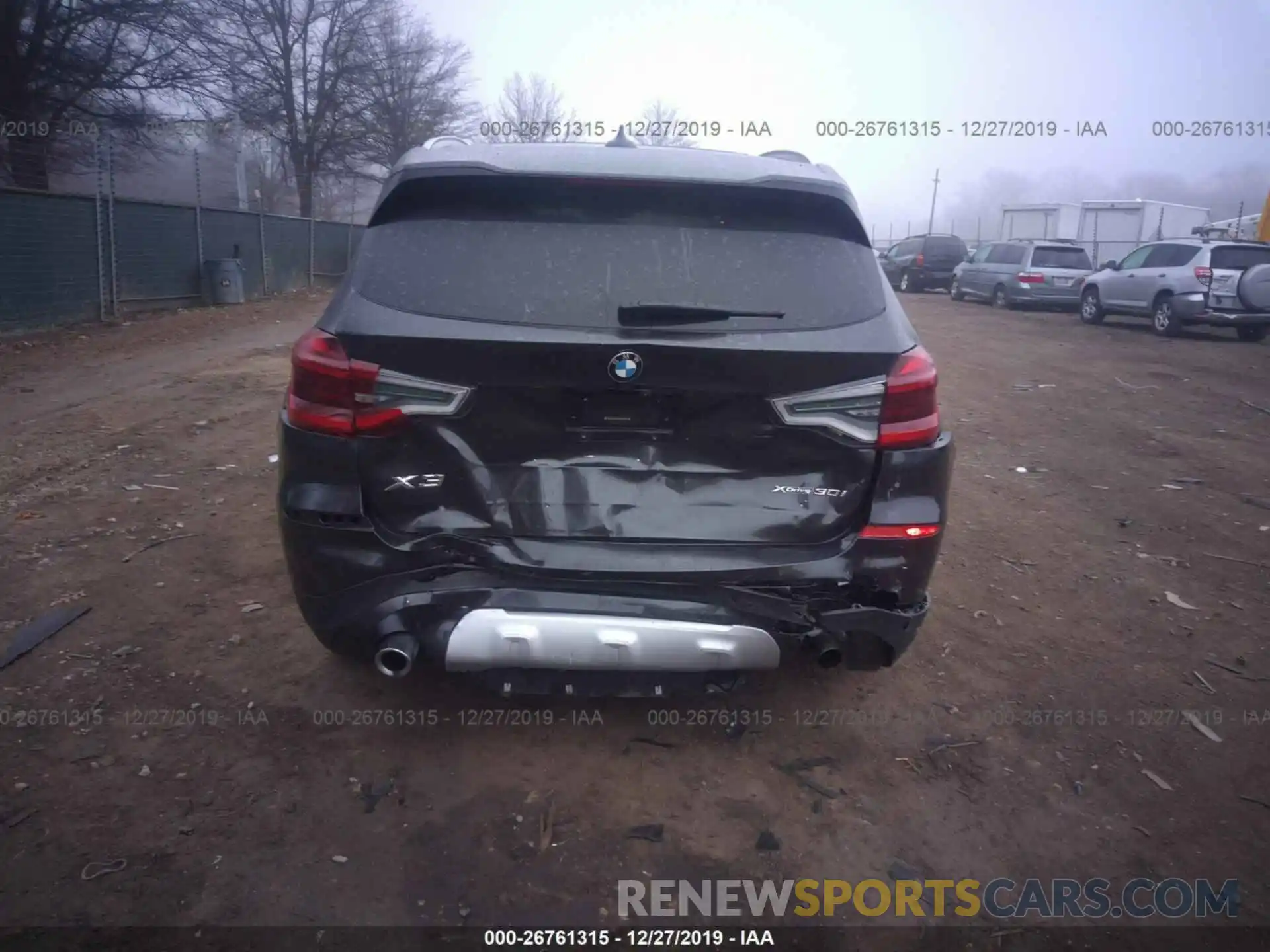 6 Photograph of a damaged car 5UXTR9C55KLE13646 BMW X3 2019