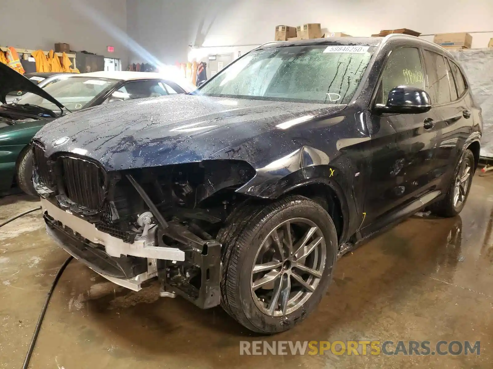 2 Photograph of a damaged car 5UXTR9C55KLE14909 BMW X3 2019