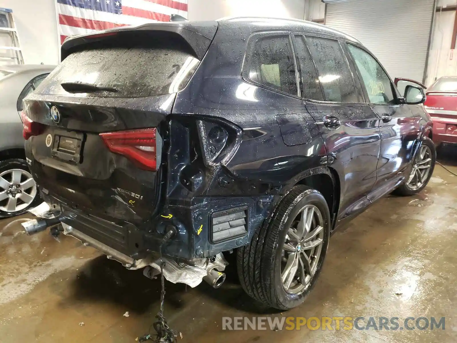 4 Фотография поврежденного автомобиля 5UXTR9C55KLE14909 BMW X3 2019