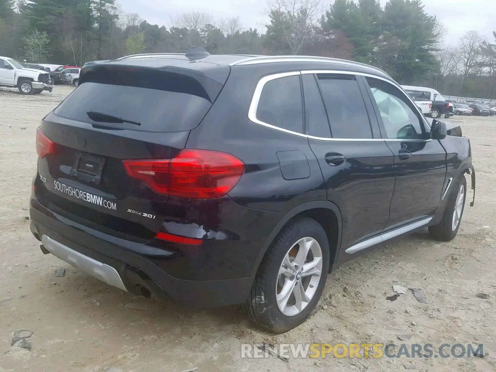 4 Фотография поврежденного автомобиля 5UXTR9C55KLE15543 BMW X3 2019