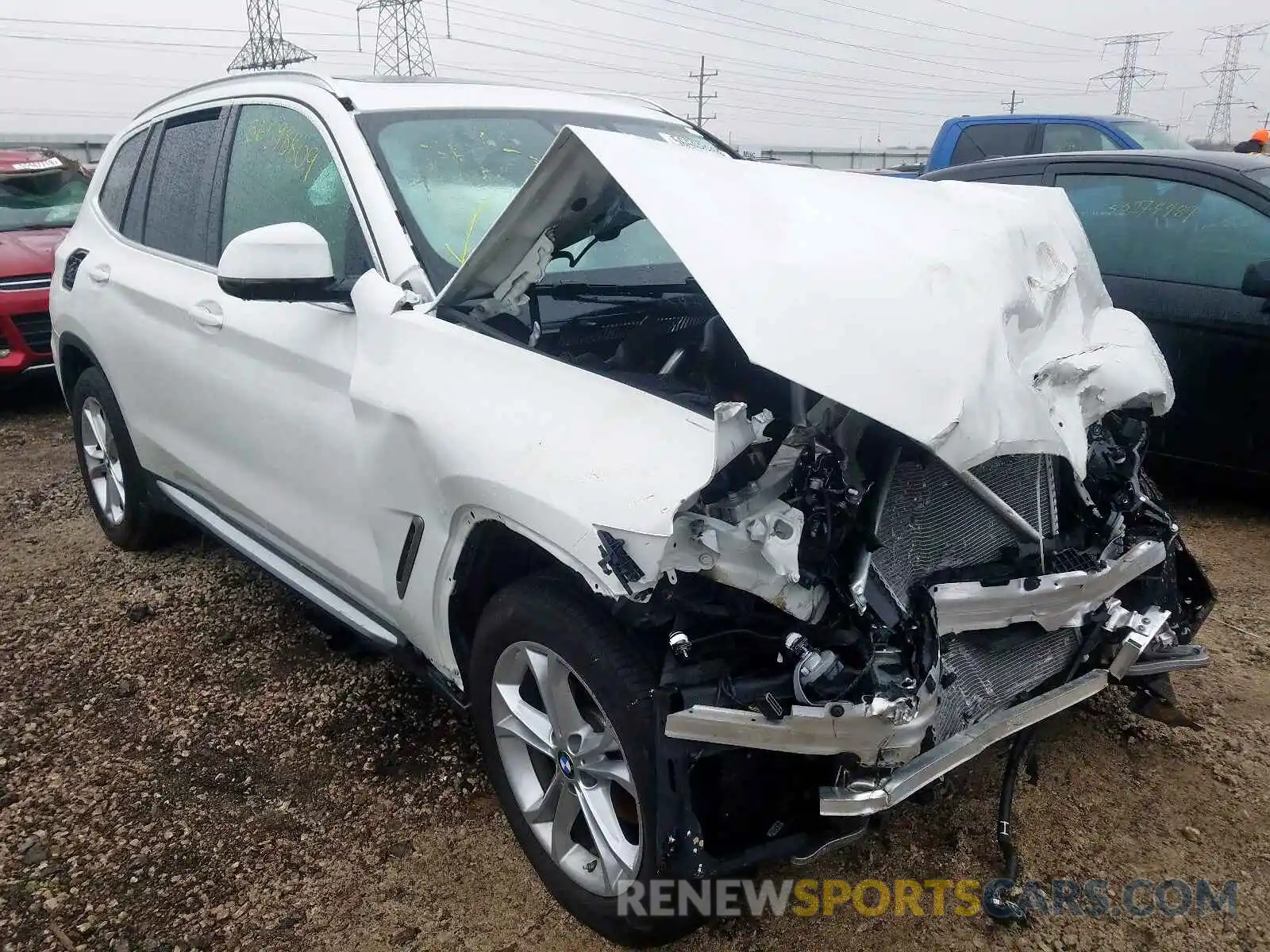 1 Photograph of a damaged car 5UXTR9C55KLE17969 BMW X3 2019