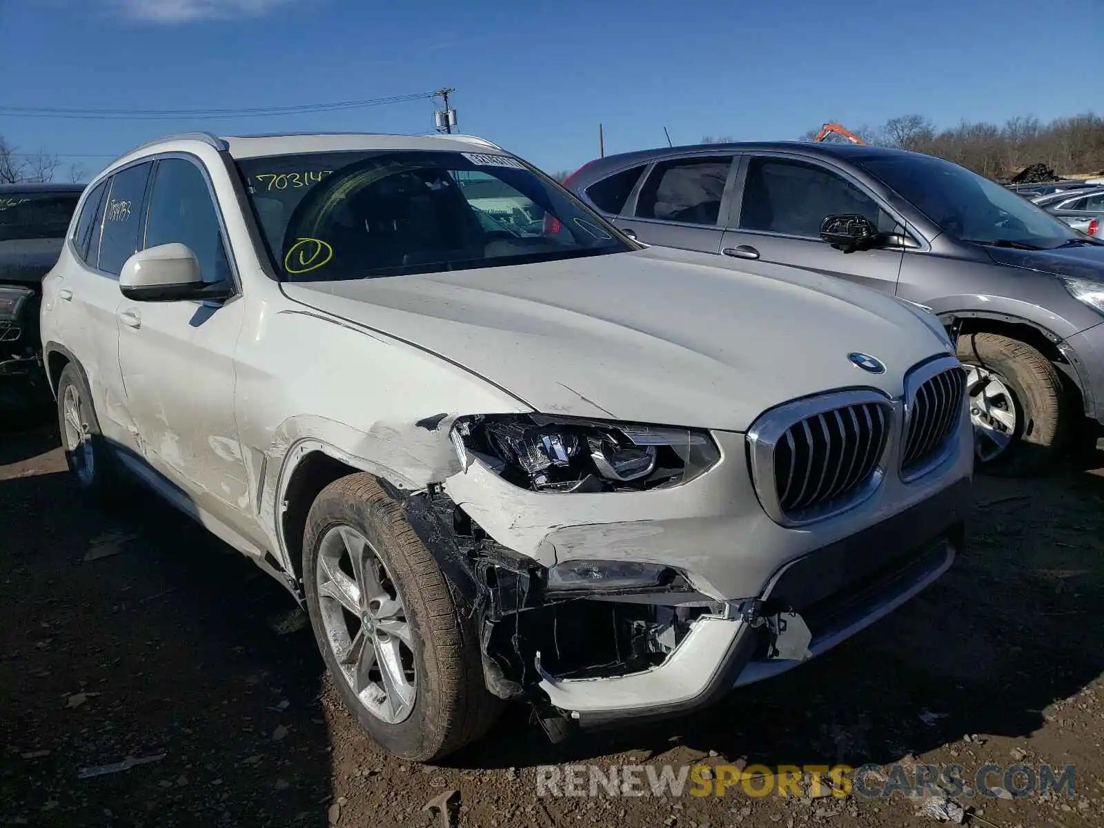 1 Photograph of a damaged car 5UXTR9C55KLE18331 BMW X3 2019