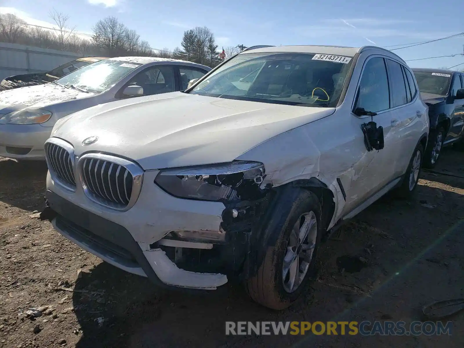 2 Photograph of a damaged car 5UXTR9C55KLE18331 BMW X3 2019