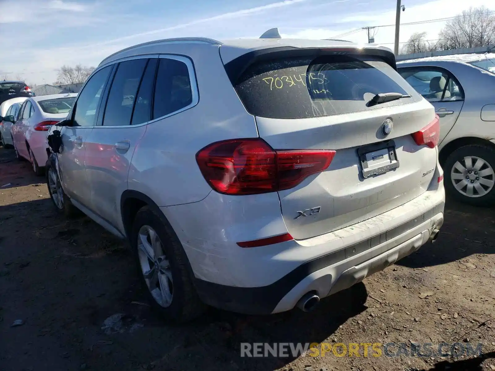 3 Photograph of a damaged car 5UXTR9C55KLE18331 BMW X3 2019