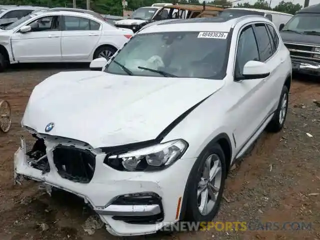 2 Фотография поврежденного автомобиля 5UXTR9C55KLE18345 BMW X3 2019