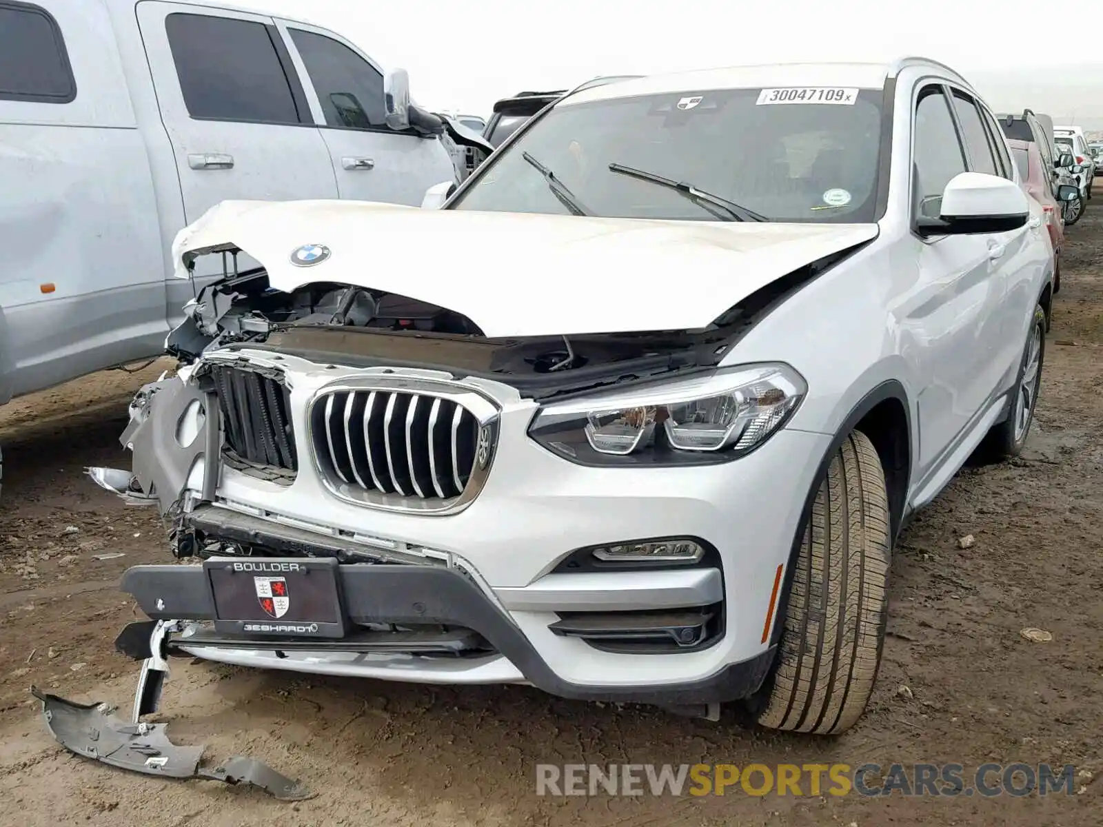 2 Photograph of a damaged car 5UXTR9C55KLE18457 BMW X3 2019