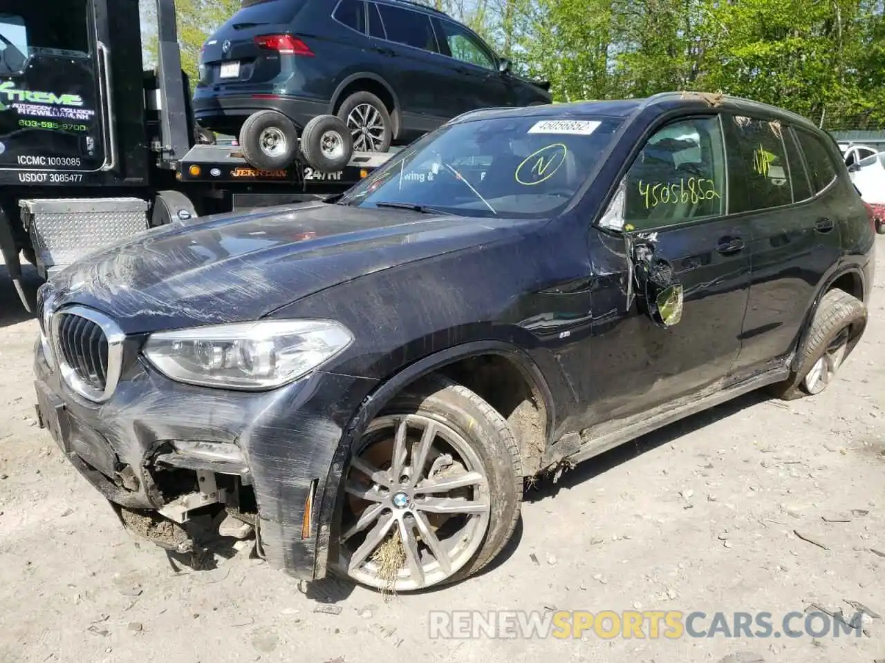 2 Фотография поврежденного автомобиля 5UXTR9C55KLE19625 BMW X3 2019