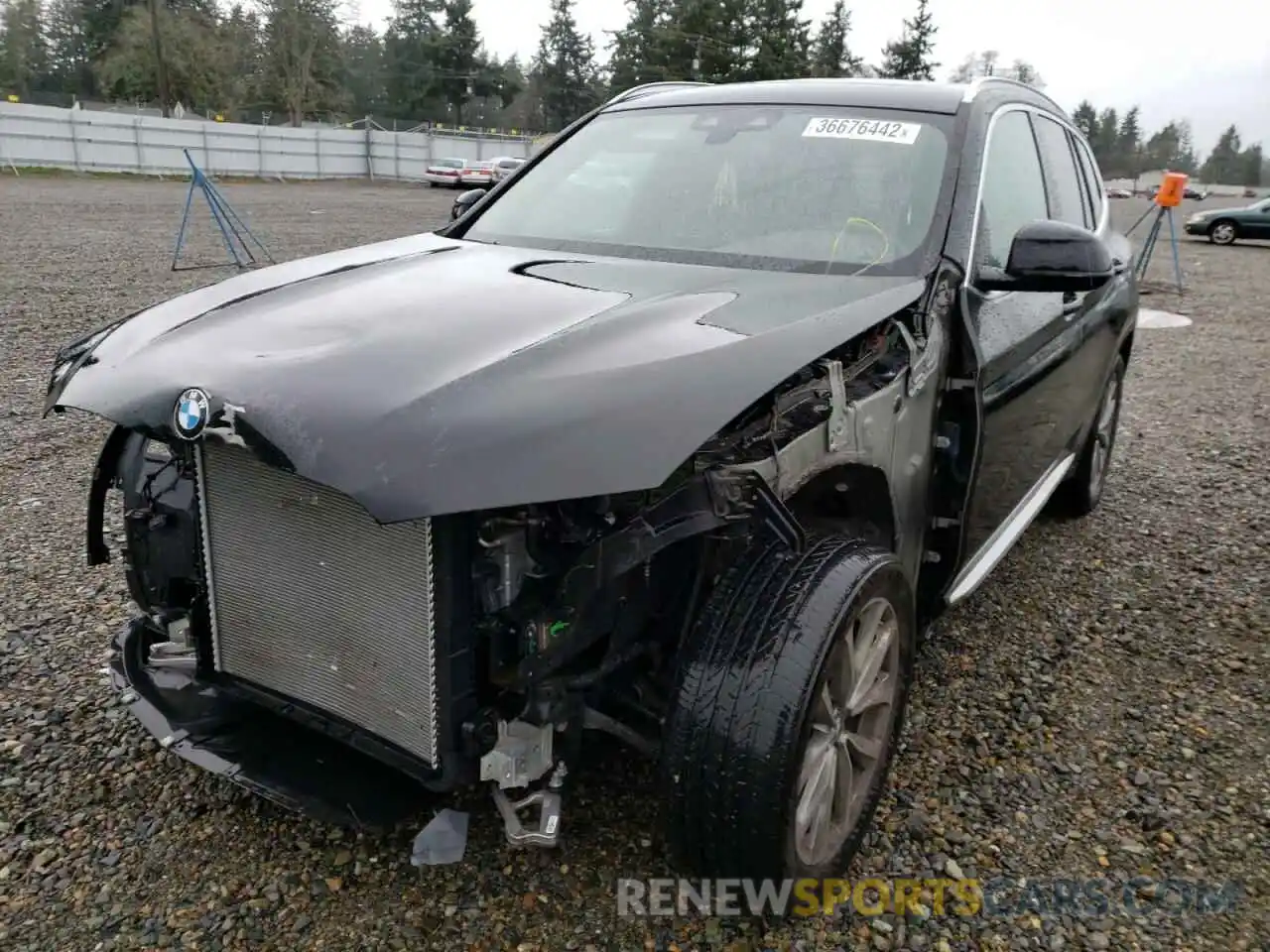 2 Photograph of a damaged car 5UXTR9C55KLE20130 BMW X3 2019