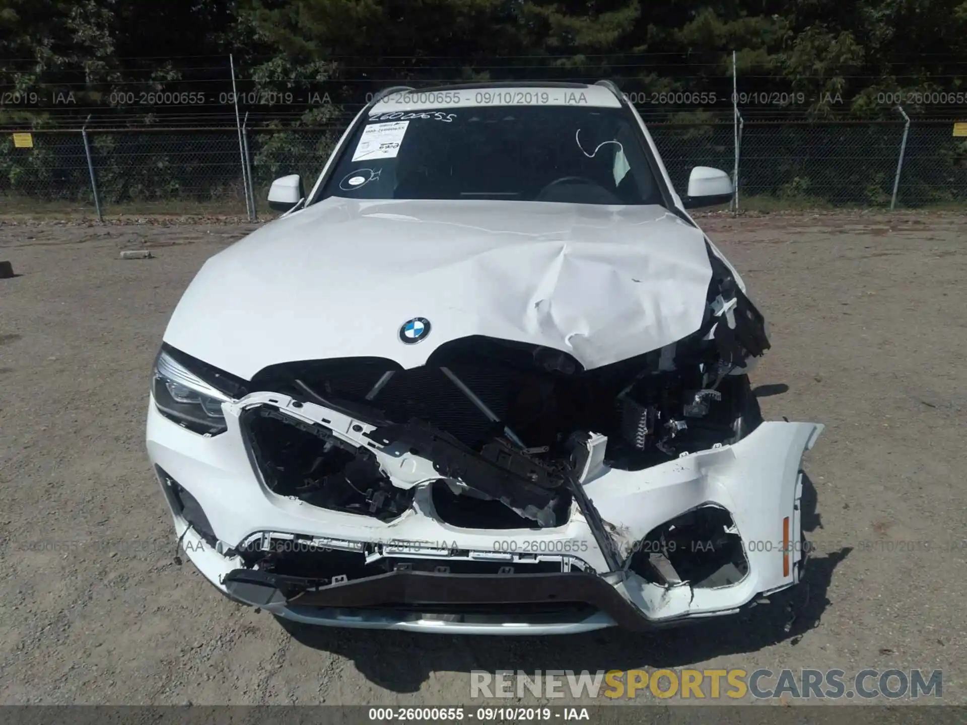 6 Photograph of a damaged car 5UXTR9C55KLE20323 BMW X3 2019